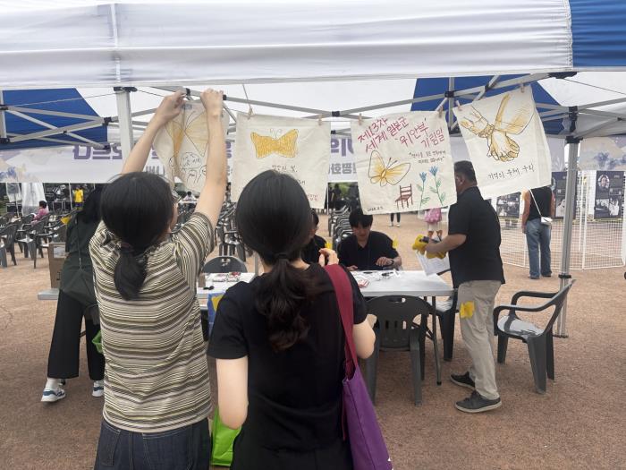 ▲  제13차 세계일본군 위안부 피해자 기림일