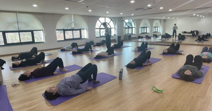 ▲도래미건강관리-미의 힐링요가