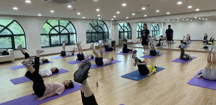 ▲기초체력만들기 - 체력충전소 프로그램